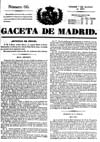 Gaceta de Madrid de març 1835 - Derogació del Fuero