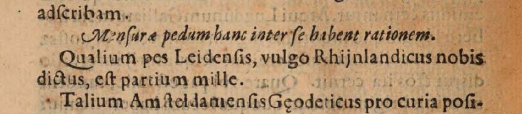 De terrae ambitus vera quatitate", 1617, Willebrordus Snellius
